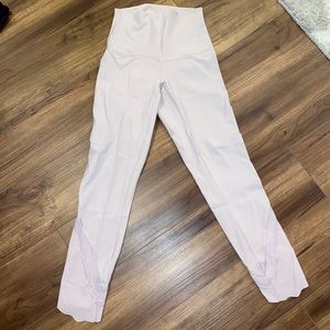 PURPLE SIZE 4 LULULEMON WONDER UNDER LEGGINGS